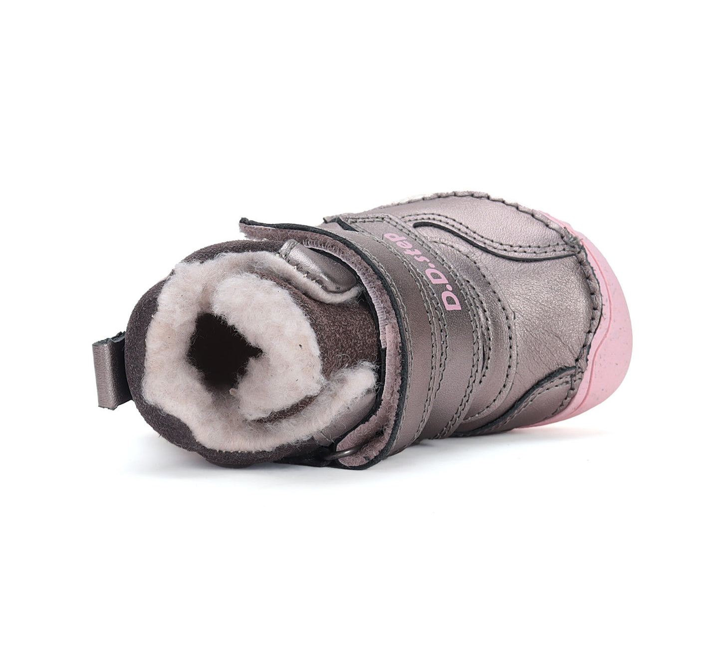 Barefoot D.D.Step batai mergaitėms – su vilnos pamušalu, su dirbtiniu kailio pamušalu, natūralaus judesio laisvė