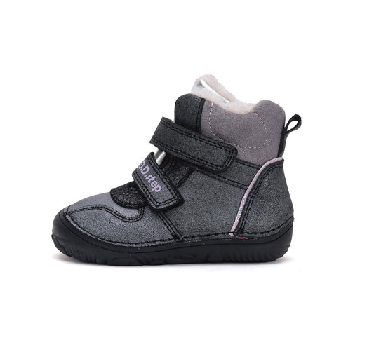 Barefoot D.D.Step batai mergaitėms – su vilnos pamušalu, natūralaus judesio laisvė