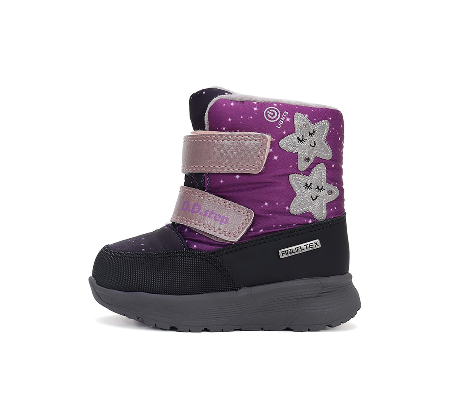 D.D.Step batai mergaitėms – neperšlampami, su vilnos pamušalu, itin lengvi