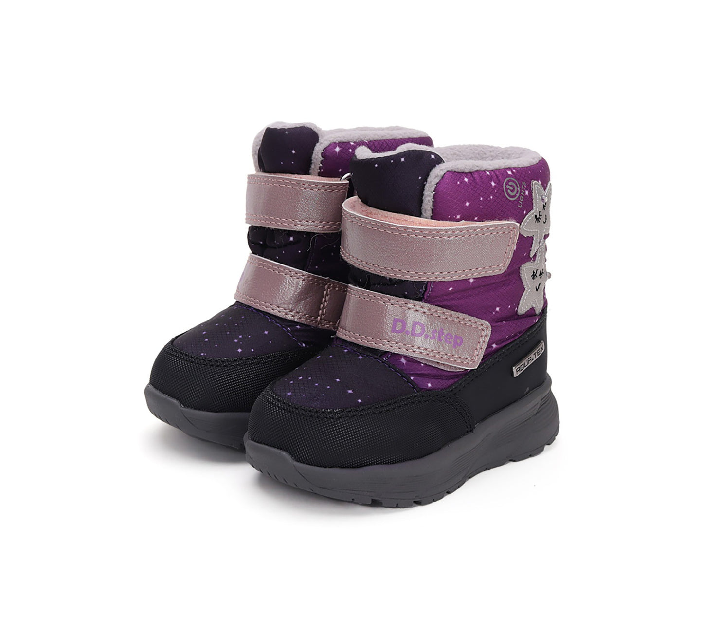 D.D.Step batai mergaitėms – neperšlampami, su vilnos pamušalu, itin lengvi