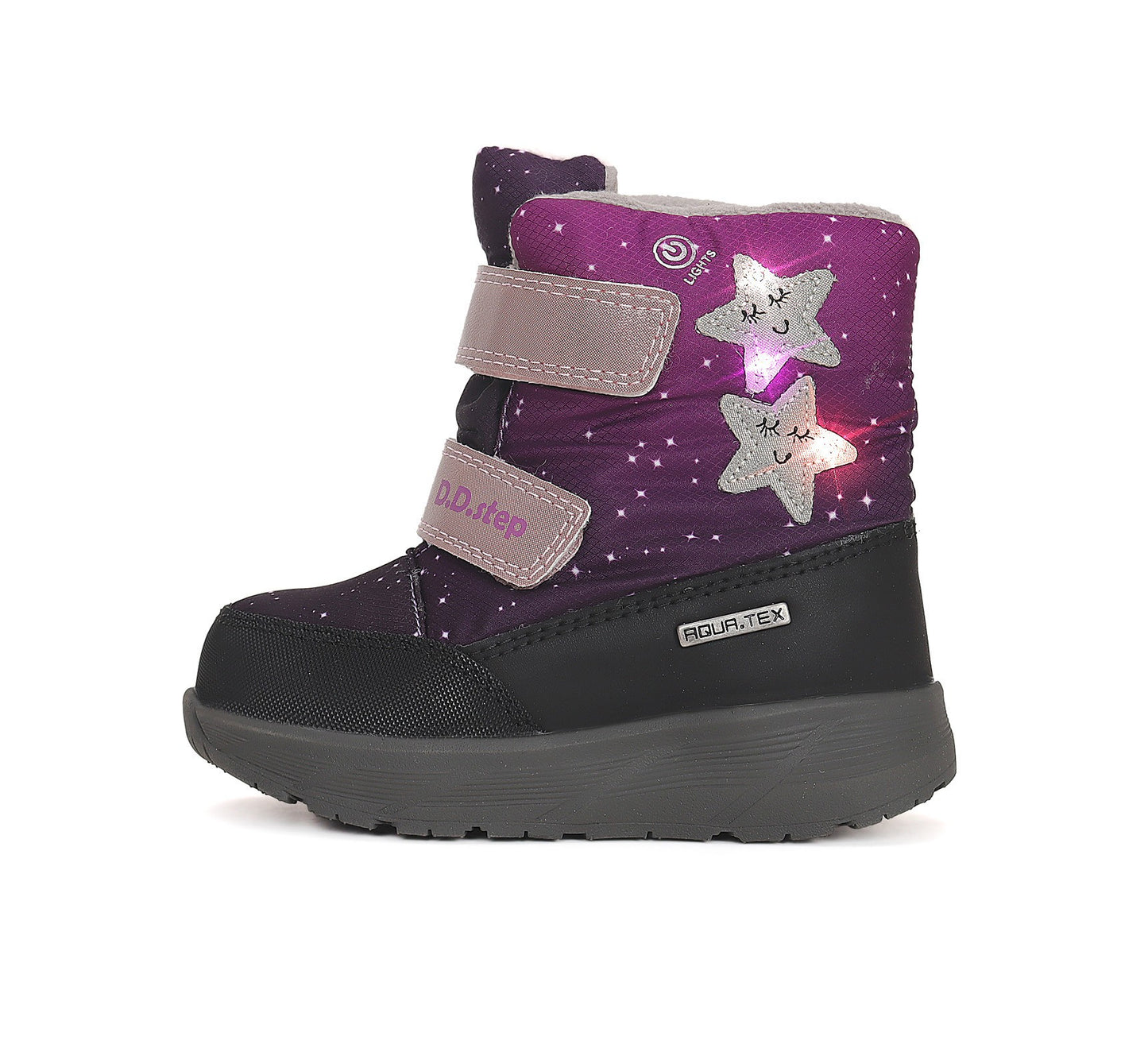 D.D.Step batai mergaitėms – neperšlampami, su vilnos pamušalu, itin lengvi