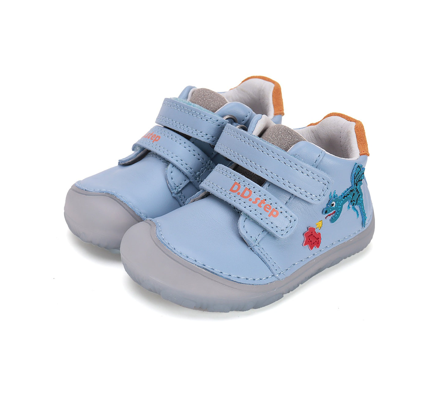 Barefoot D.D.Step batai mėlyna berniukams rudeniui ir pavasariui – natūralaus judesio laisvė
