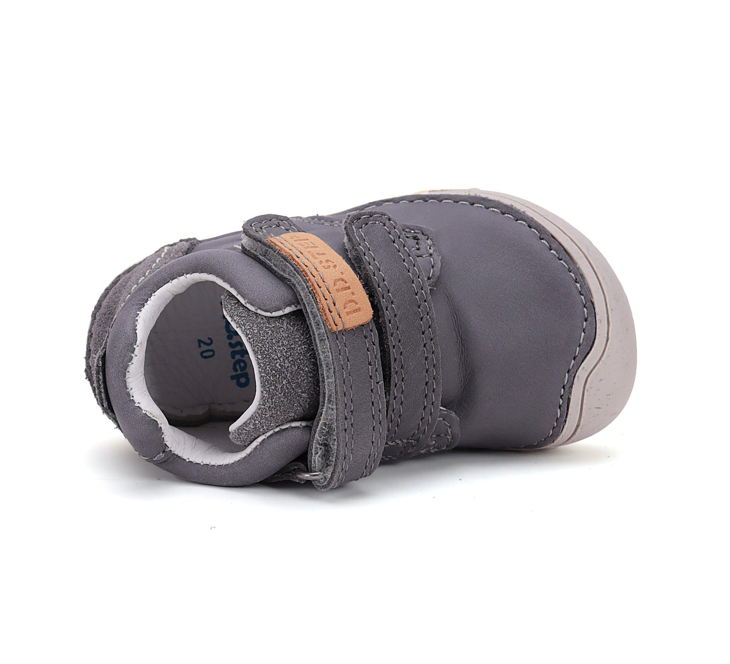 Barefoot D.D.Step batai pilka berniukams rudeniui ir pavasariui – natūralaus judesio laisvė
