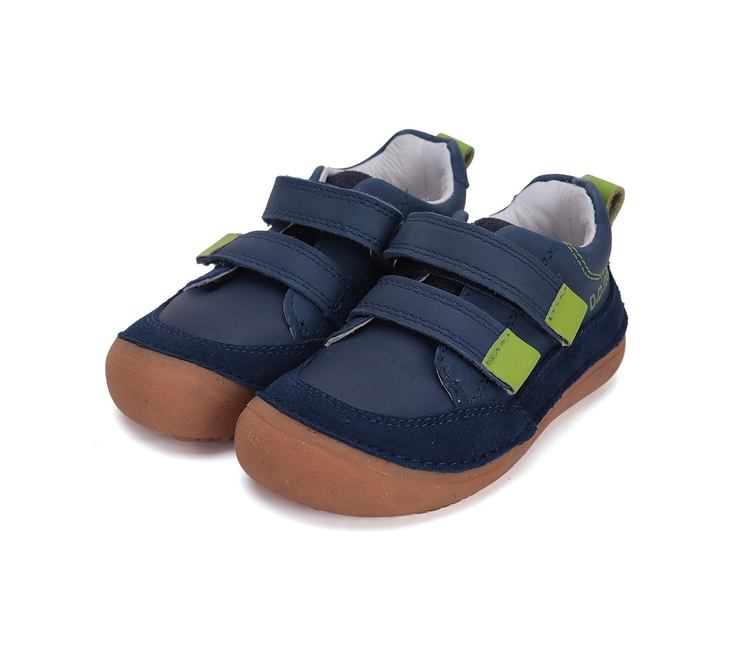 Barefoot D.D.Step batai mėlyna berniukams rudeniui ir pavasariui – natūralaus judesio laisvė