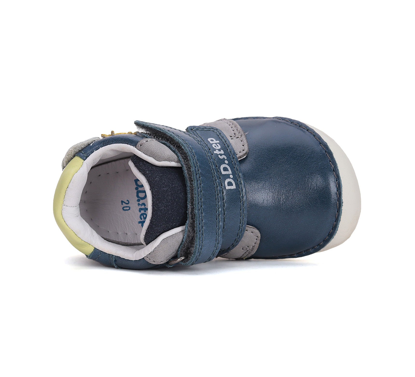 Barefoot D.D.Step batai mėlyna berniukams rudeniui ir pavasariui – natūralaus judesio laisvė
