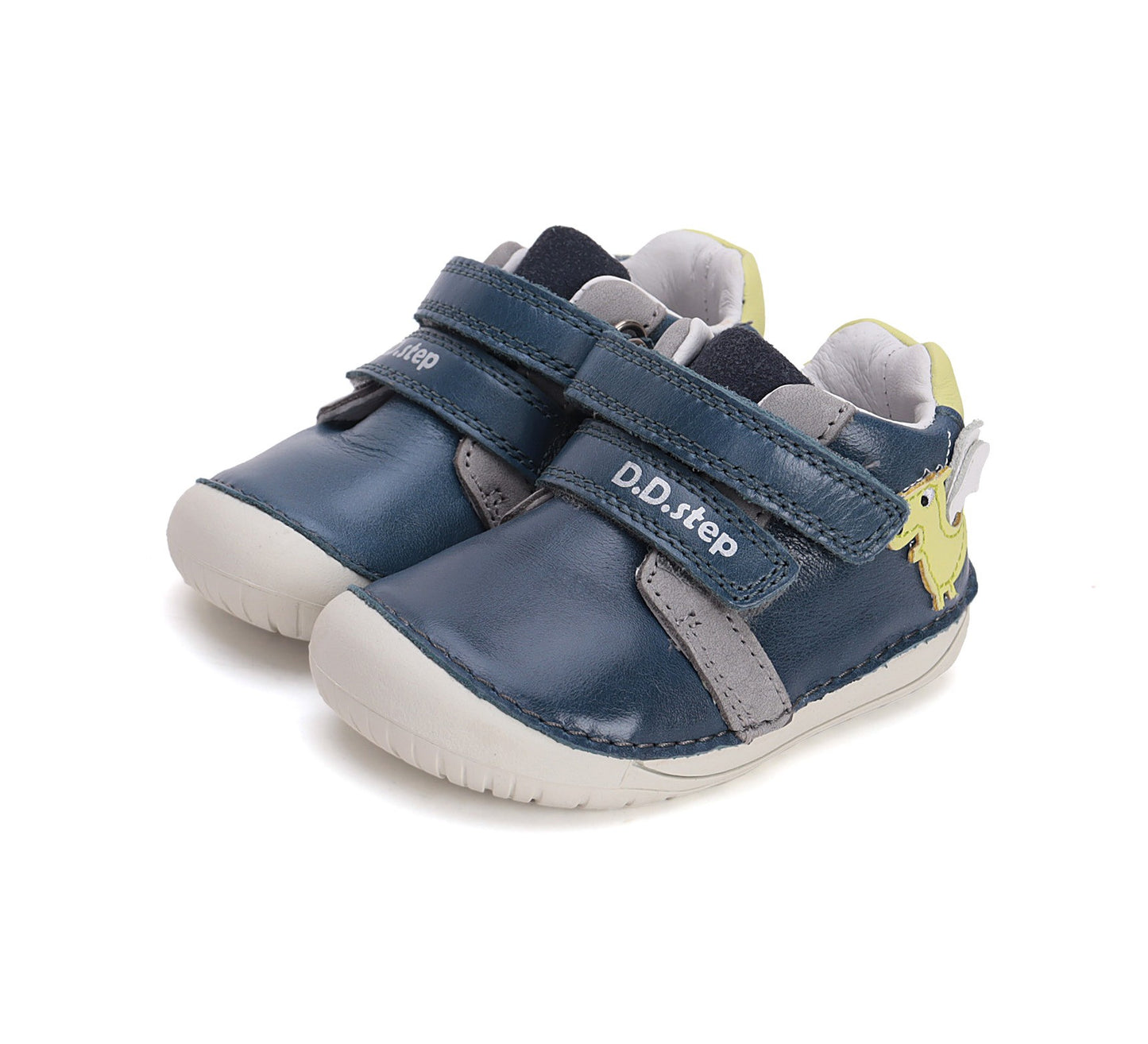 Barefoot D.D.Step batai mėlyna berniukams rudeniui ir pavasariui – natūralaus judesio laisvė