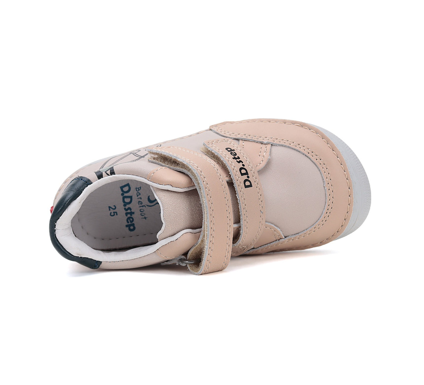 Barefoot D.D.Step batai rožinė berniukams rudeniui ir pavasariui – natūralaus judesio laisvė