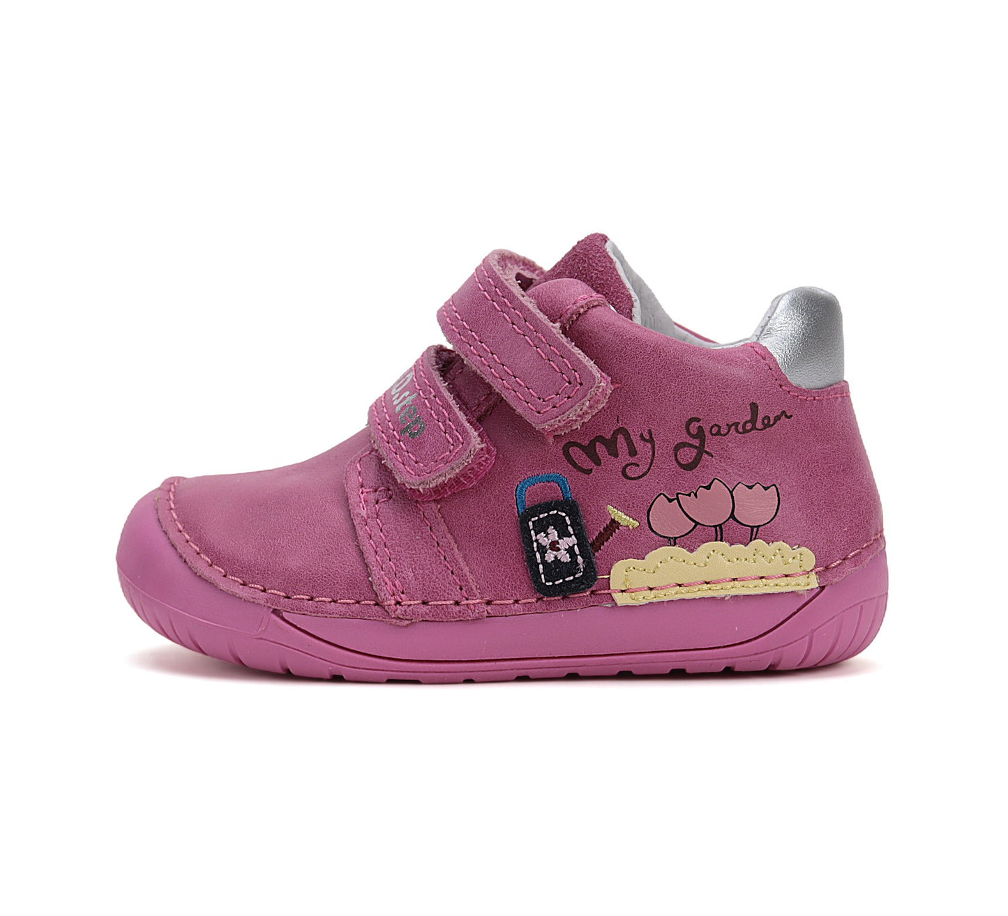 Barefoot D.D.Step batai rožinė mergaitėms rudeniui ir pavasariui – natūralaus judesio laisvė