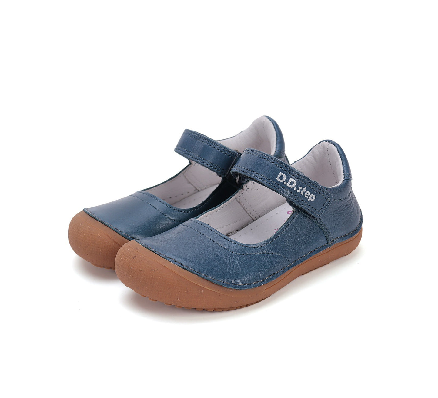 Barefoot D.D.Step batai mėlyna mergaitėms – natūralaus judesio laisvė