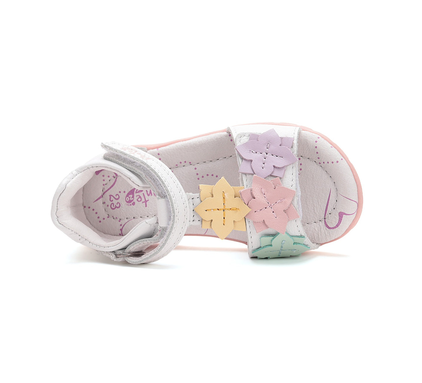 White sandals 28-33 DA05-5-1891L