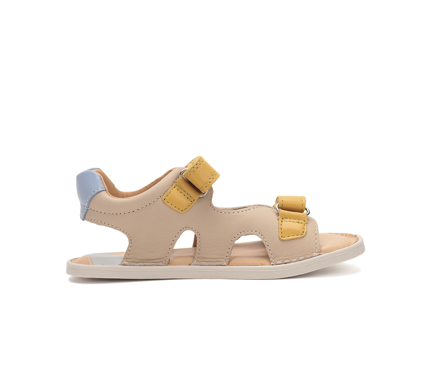 Cream barefoot sandals 26-31 d. G076-51995AM