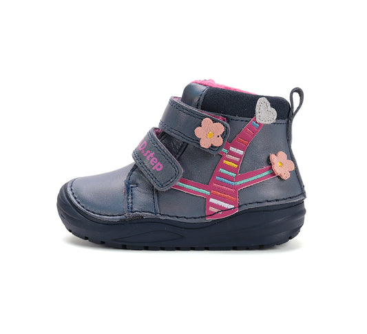 D.D.Step batai mėlyna mergaitėms rudeniui ir pavasariui – itin lengvi