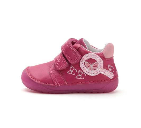 Barefoot D.D.Step batai rožinė berniukams rudeniui ir pavasariui – natūralaus judesio laisvė