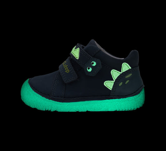 Barefoot D.D.Step batai mėlyna berniukams rudeniui ir pavasariui – natūralaus judesio laisvė