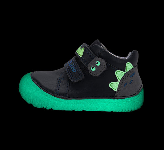 Barefoot D.D.Step batai juoda berniukams rudeniui ir pavasariui – natūralaus judesio laisvė