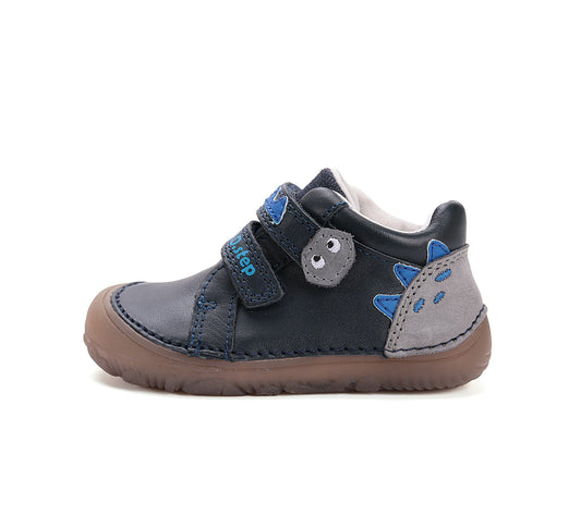 Barefoot D.D.Step batai juoda berniukams rudeniui ir pavasariui – natūralaus judesio laisvė