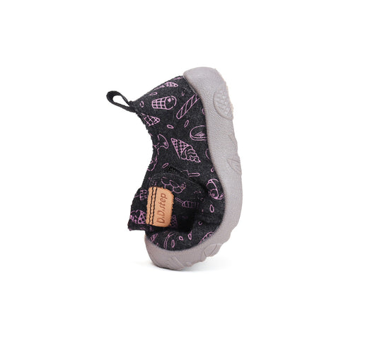 Barefoot D.D.Step batai mergaitėms – su vilnos pamušalu, natūralaus judesio laisvė