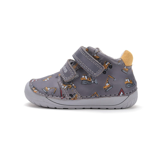 Barefoot D.D.Step batai pilka berniukams rudeniui ir pavasariui – natūralaus judesio laisvė
