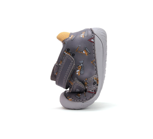 Barefoot D.D.Step batai pilka berniukams rudeniui ir pavasariui – natūralaus judesio laisvė