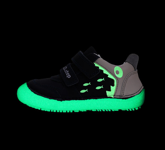 Barefoot D.D.Step batai mėlyna berniukams rudeniui ir pavasariui – natūralaus judesio laisvė