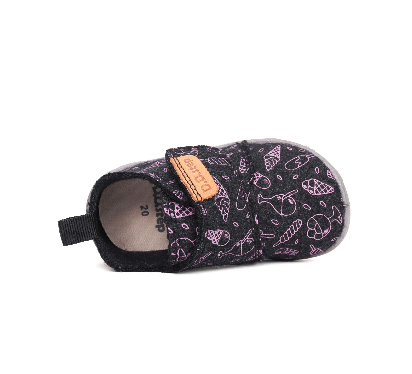 Barefoot D.D.Step batai mergaitėms – su vilnos pamušalu, natūralaus judesio laisvė