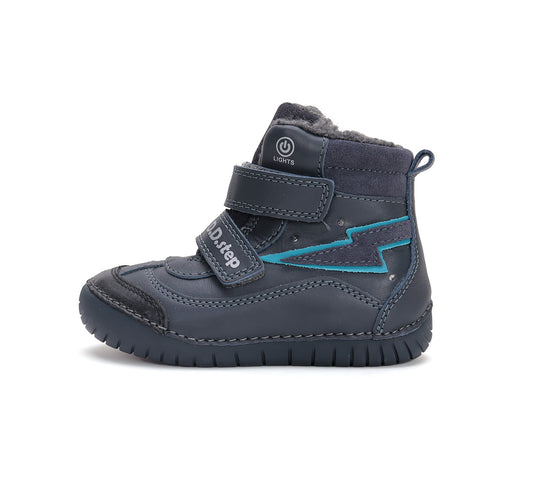 D.D.Step batai berniukams – su dirbtiniu kailio pamušalu, su LED pašvietimu, itin lengvi