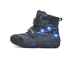 D.D.Step batai berniukams – su dirbtiniu kailio pamušalu, su LED pašvietimu, itin lengvi