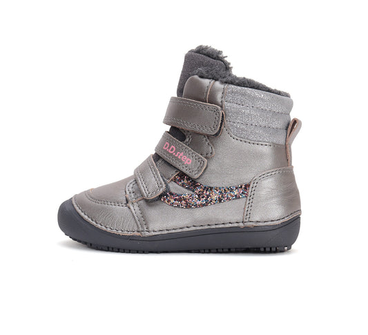 Barefoot D.D.Step batai mergaitėms – su vilnos pamušalu, natūralaus judesio laisvė