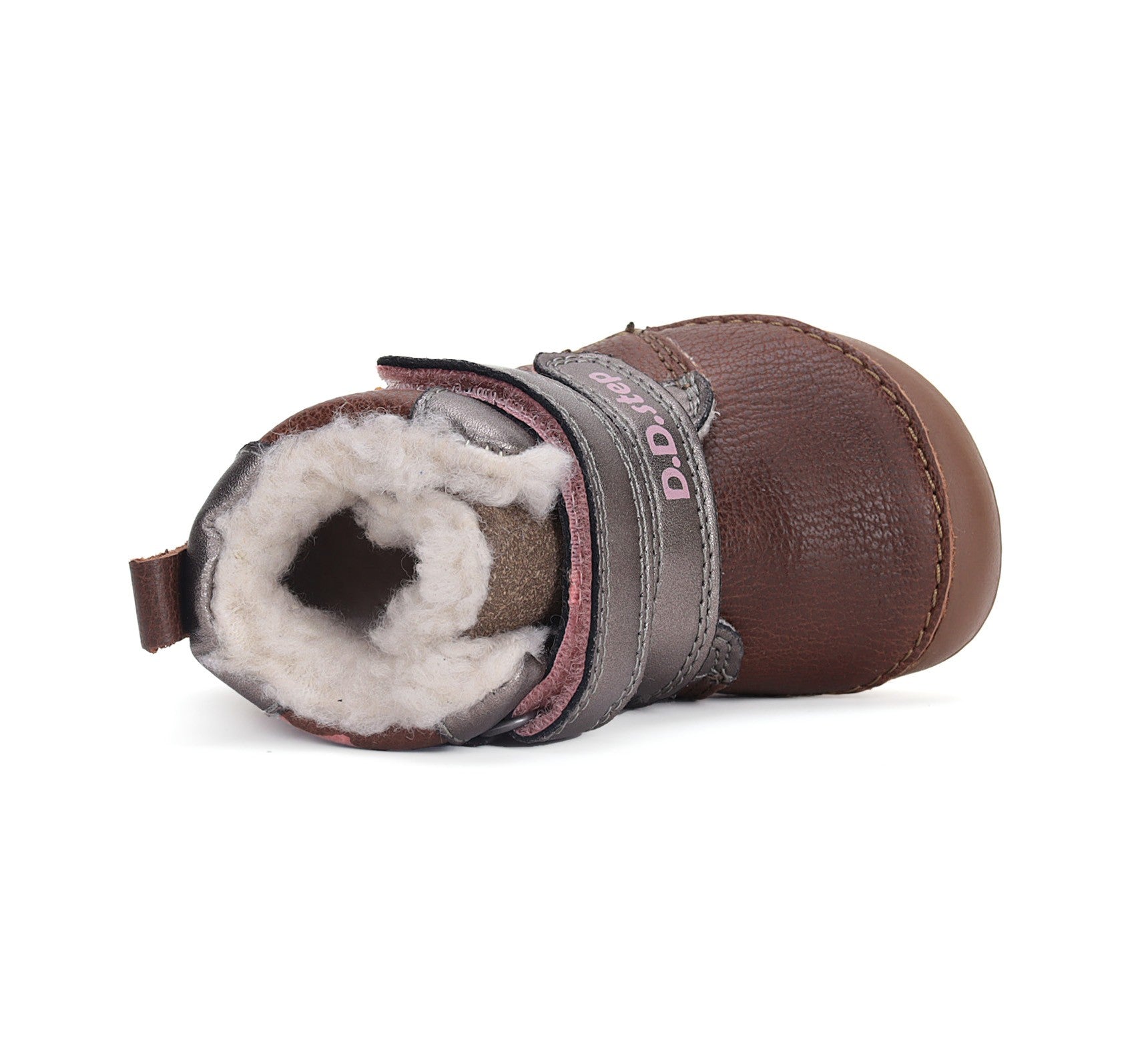 Barefoot D.D.Step batai mergaitėms – su dirbtiniu kailio pamušalu, natūralaus judesio laisvė