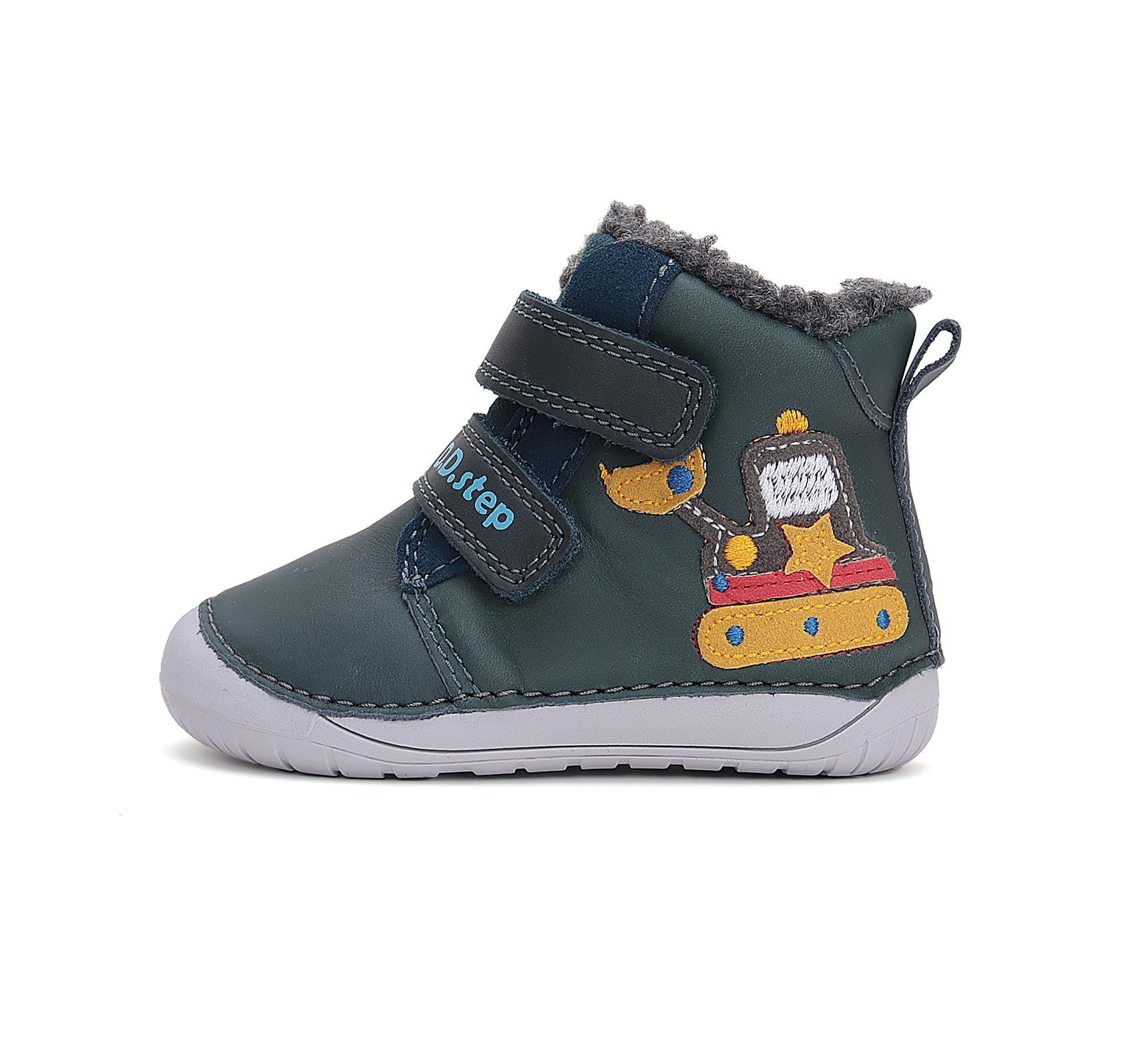 Barefoot D.D.Step batai berniukams – su dirbtiniu kailio pamušalu, natūralaus judesio laisvė