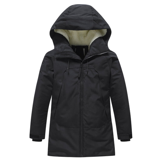 Valianly juoda žieminė striukė/paltas berniukui 9533_140-170