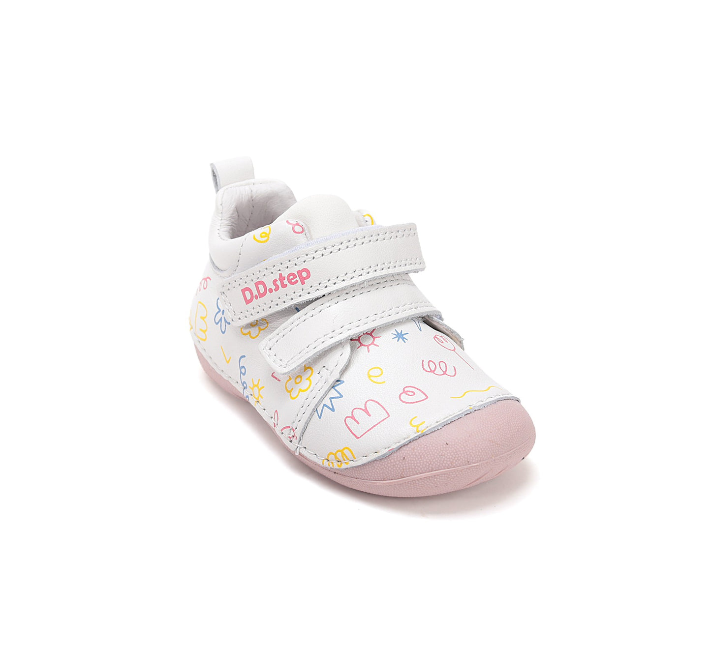 D.D.Step laisvalaikio batai mergaitėms balti S015-61675