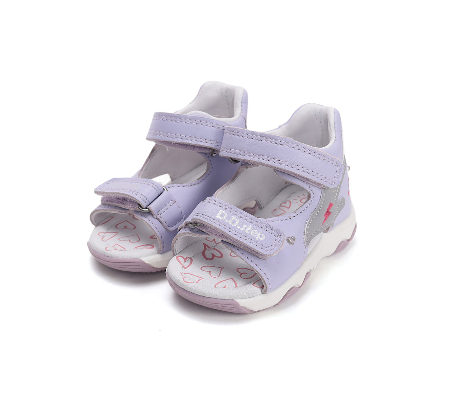 D.D.Step LED basutės mergaitėms violetinės G064-61965BM