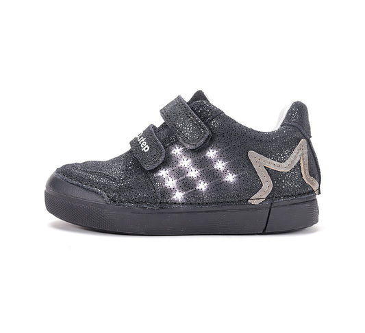 D.D.Step LED laisvalaikio batai mergaitėms juodi S068-62702AM