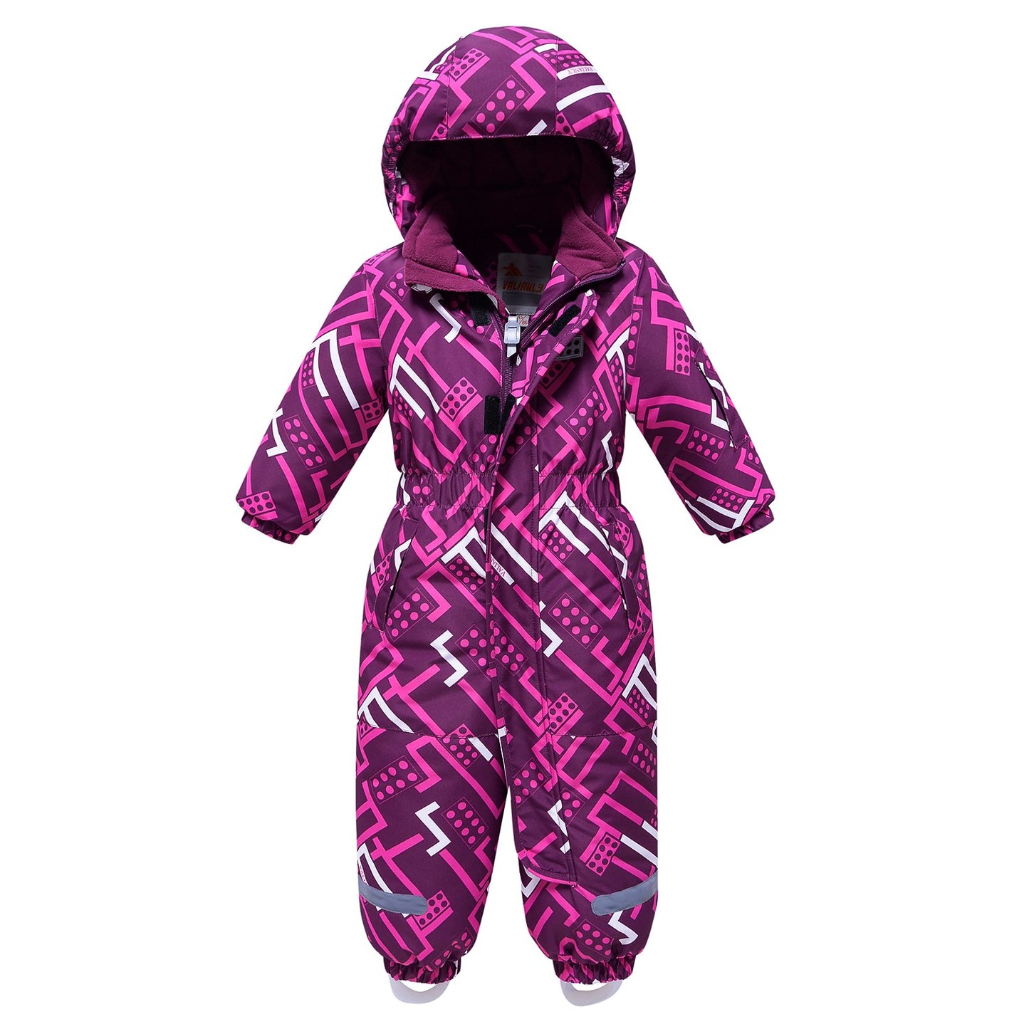 Solid purple winter jumpsuit VALIANLY 86-116