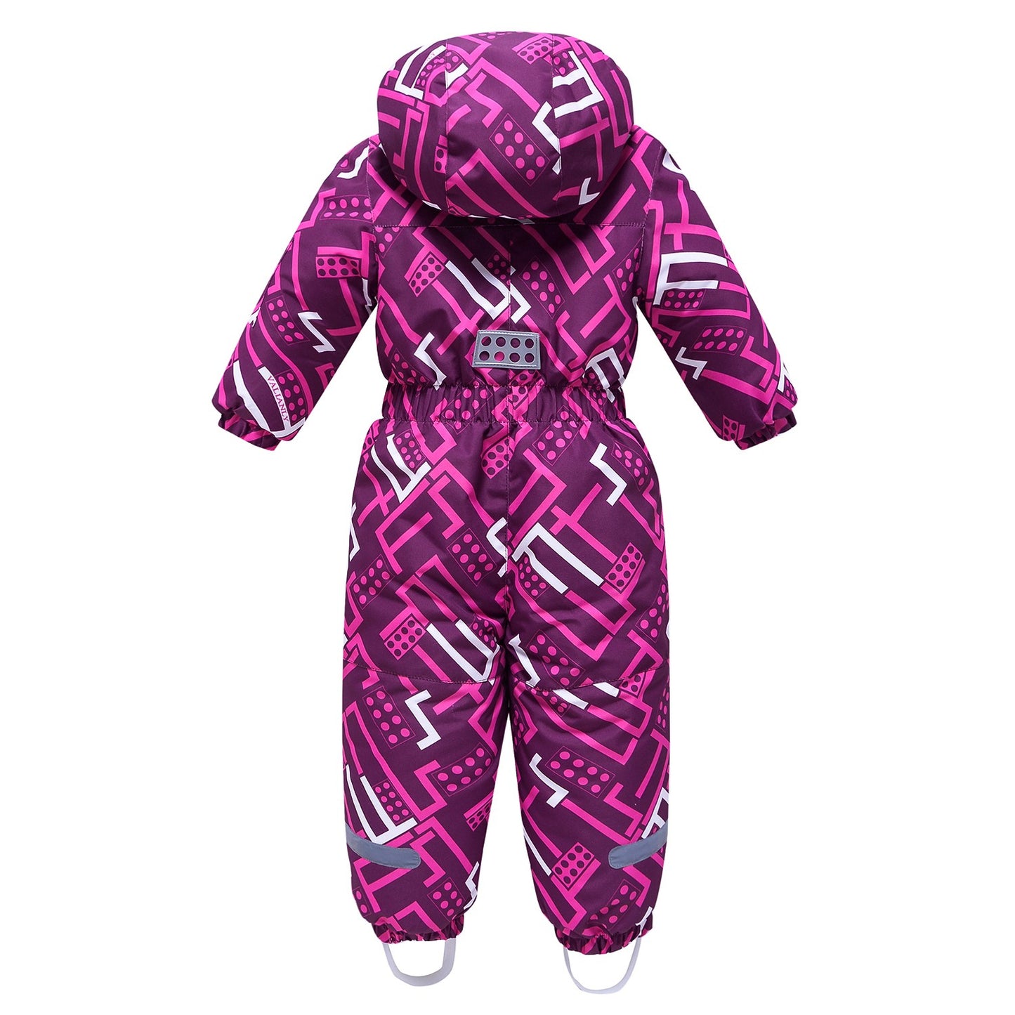 Solid purple winter jumpsuit VALIANLY 86-116