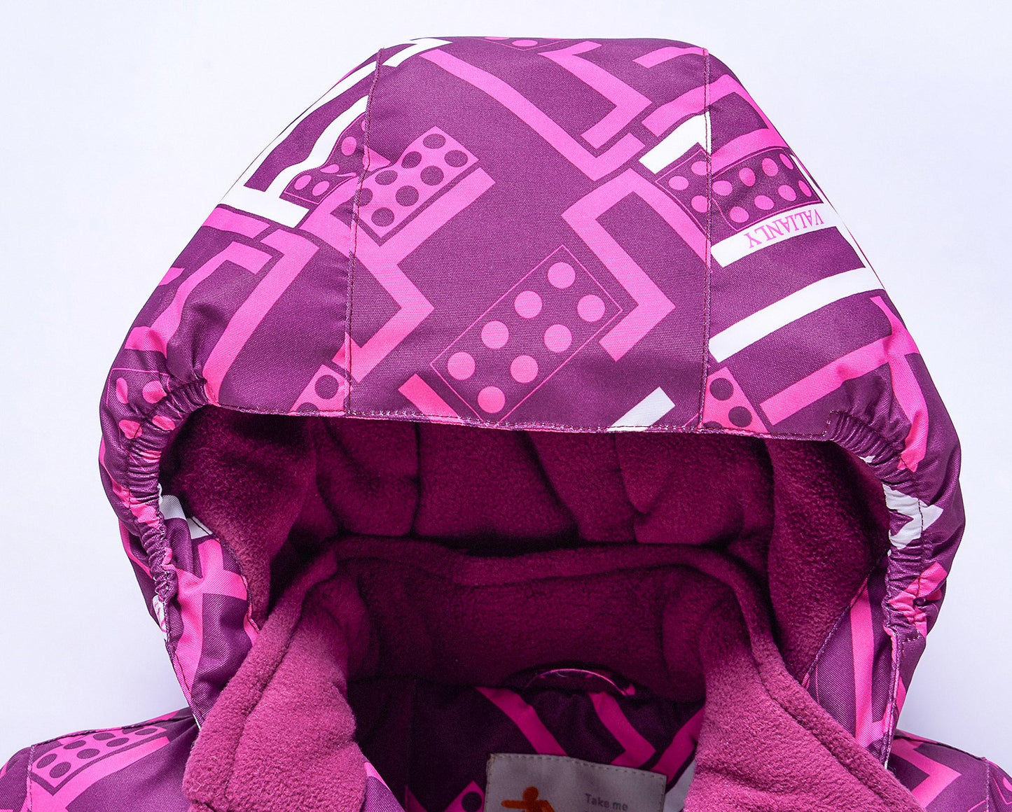 Solid purple winter jumpsuit VALIANLY 86-116