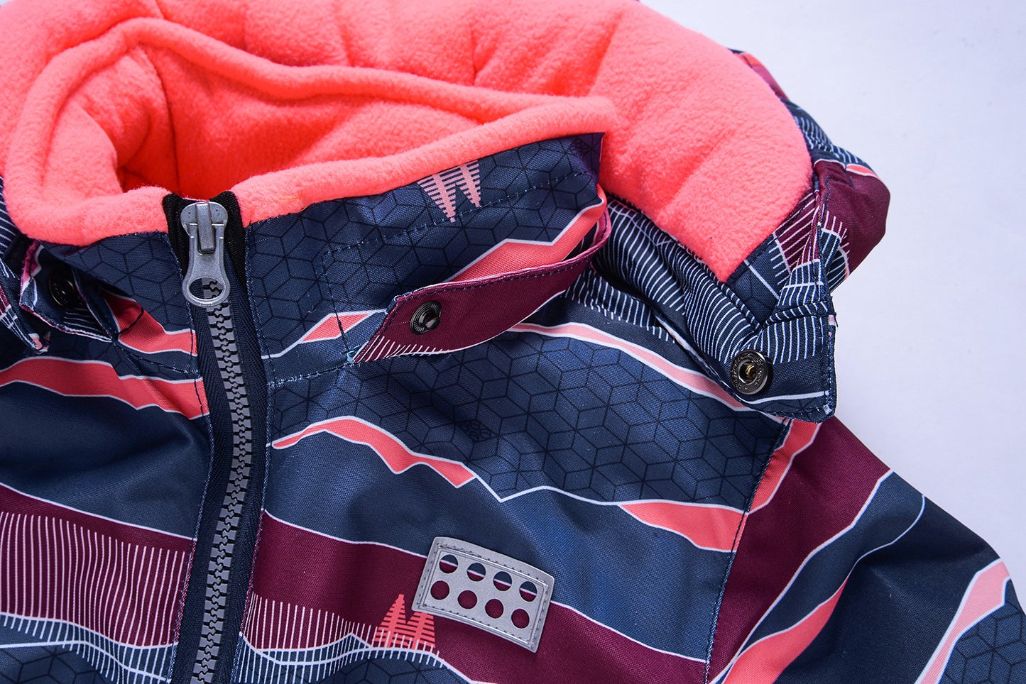 Solid blue winter VALIANLY jumpsuit 98-128