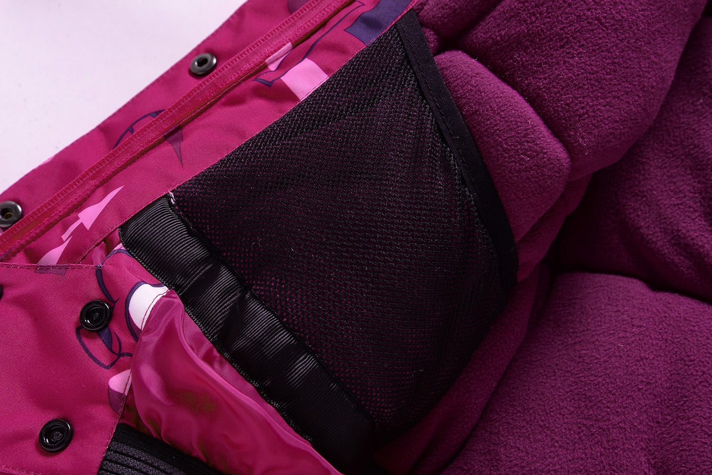 Pink 2-piece winter VALIANLY jumpsuit for girls 98-128