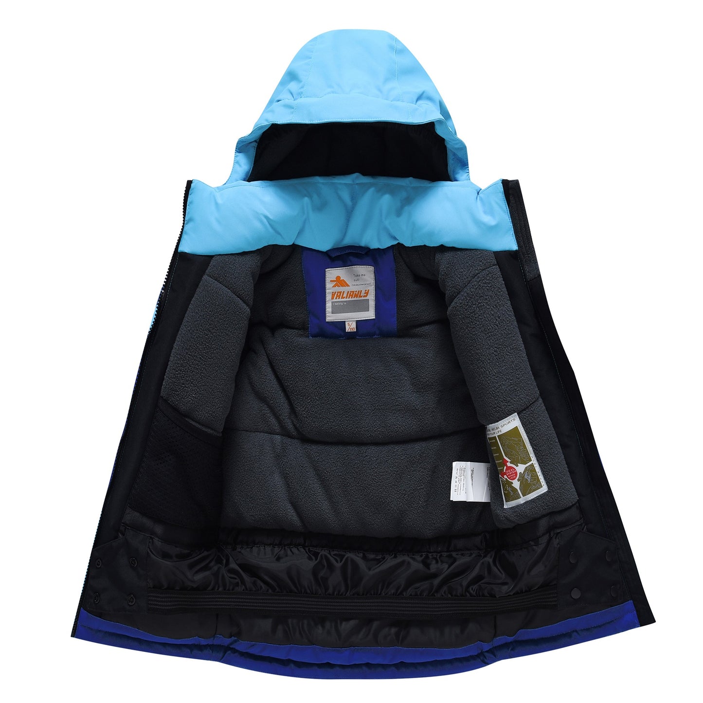 Blue 2-piece Valianly winter overall 110-140