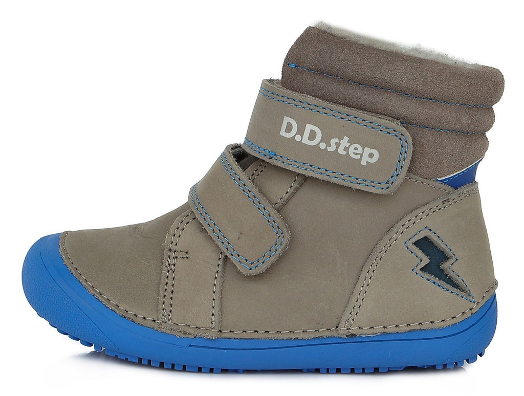 Barefoot D.D.Step batai berniukams – su dirbtiniu kailio pamušalu, natūralaus judesio laisvė