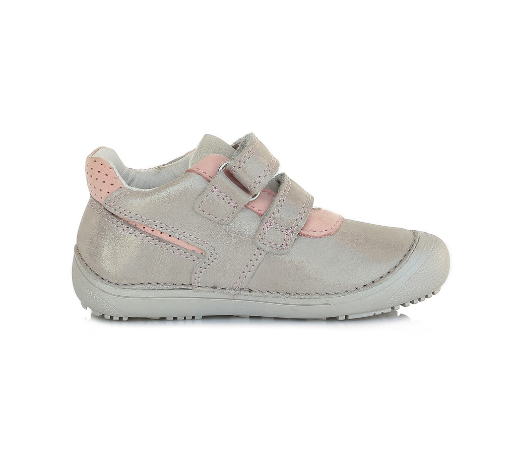 Barefoot D.D.Step batai pilka mergaitėms rudeniui ir pavasariui – natūralaus judesio laisvė