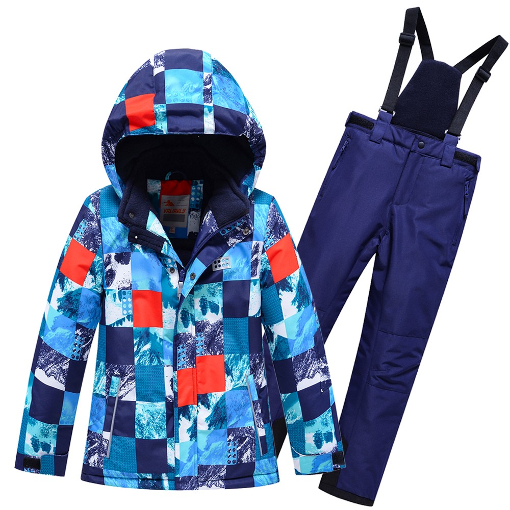 Valianly Boys' Winter Coveralls Blue 9227-blue