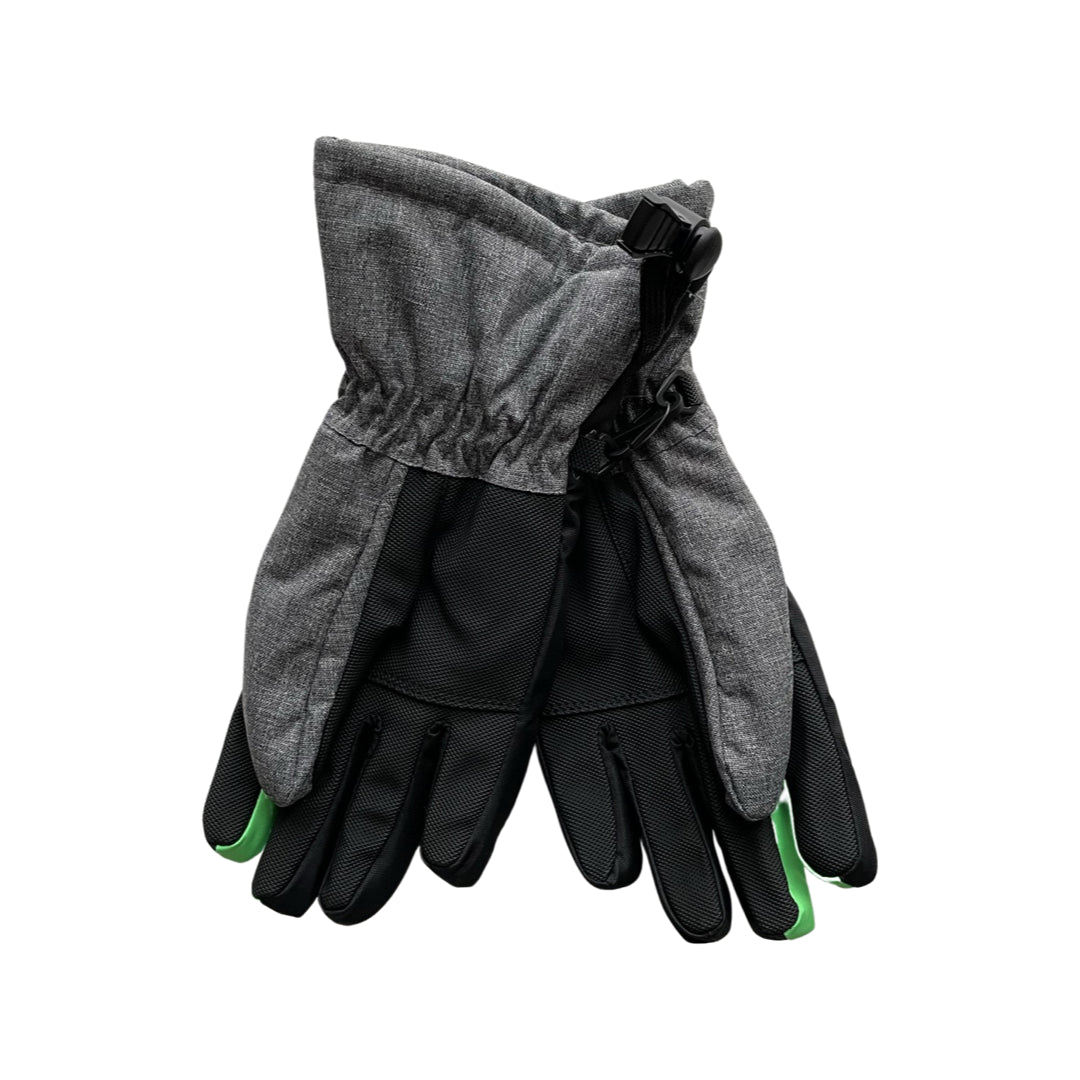 HANDAI gray fingerless waterproof snow gloves 