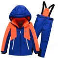 Valianly Boys' Blue 2-Piece Winter Snowsuit 9317_blue