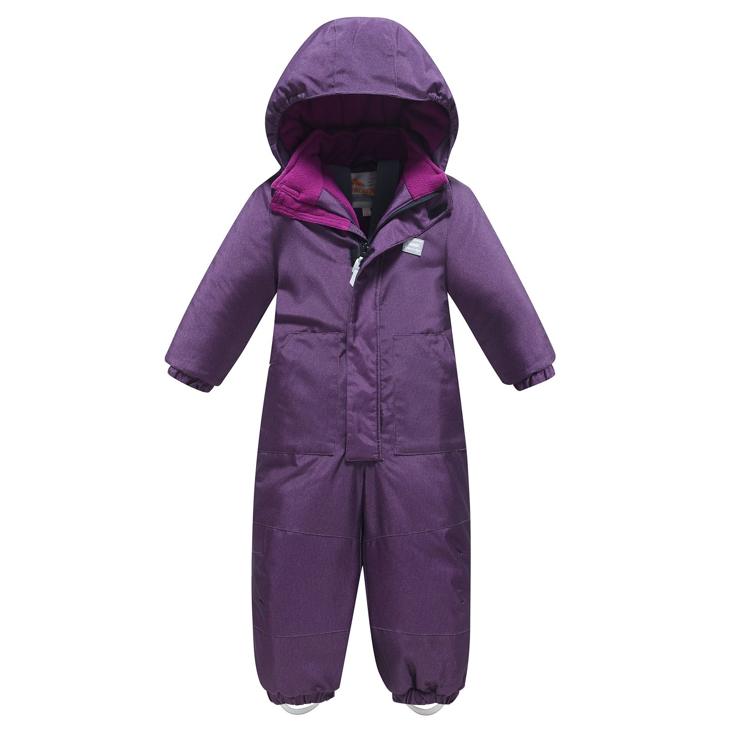 One-piece purple winter jumpsuit VALIANLY 92-122 