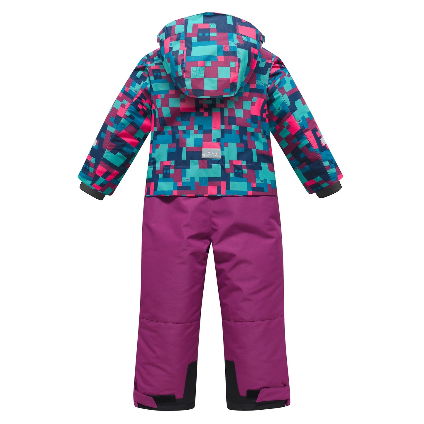 Valianly kombinezonas mergaitėms vientisas violetinis žieminis 9408_Maroon