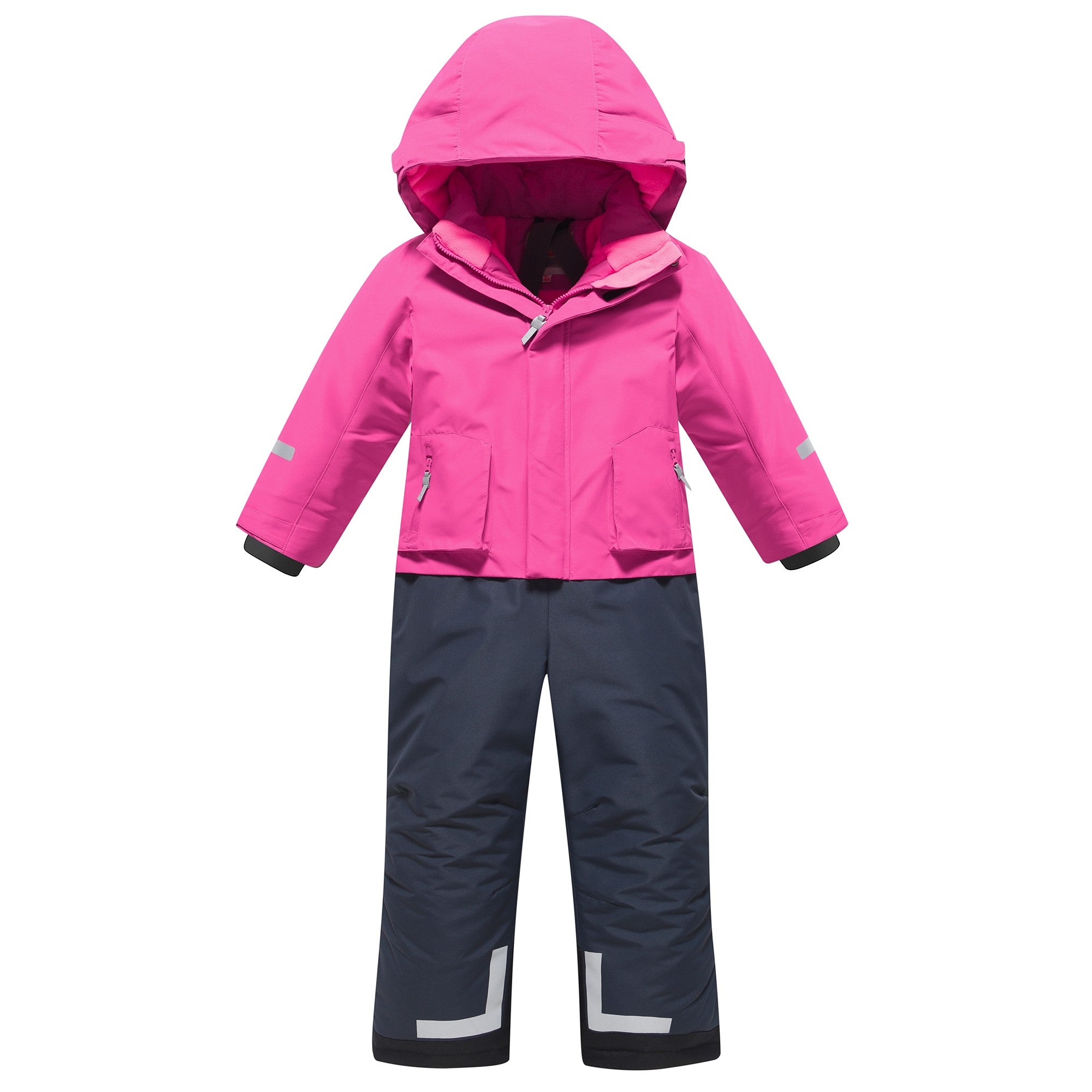 Valianly kombinezonas mergaitėms vientisas rožinis žieminis 9410_Dark pink