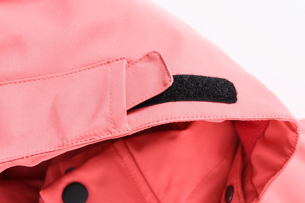 Valianly Girls' One-Piece Pink Winter Snowsuit 9410_Dark Pink