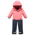 Valianly Girls' One-Piece Pink Winter Snowsuit 9410_Pink